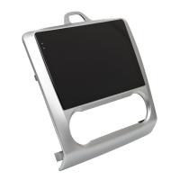 Переходная рамка 1ТДК FPFD-203 Ford Focus 2 2004-2011, серебристая, климат, 9"