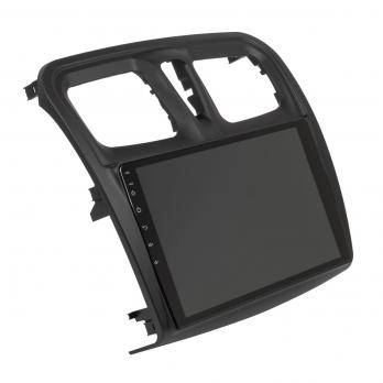 Переходная рамка 1ТДК FPRN-266 Renault Logan 2015–2018,черная , 10"
