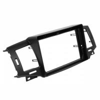 Переходная рамка 1ТДК FPTY-678 Toyota Corolla, правый руль, 2004-2006, черная, 9"