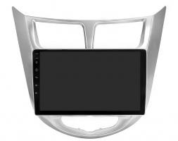 Hyundai Solaris 1 2010-2016 (9 дюймов) 【Silver】